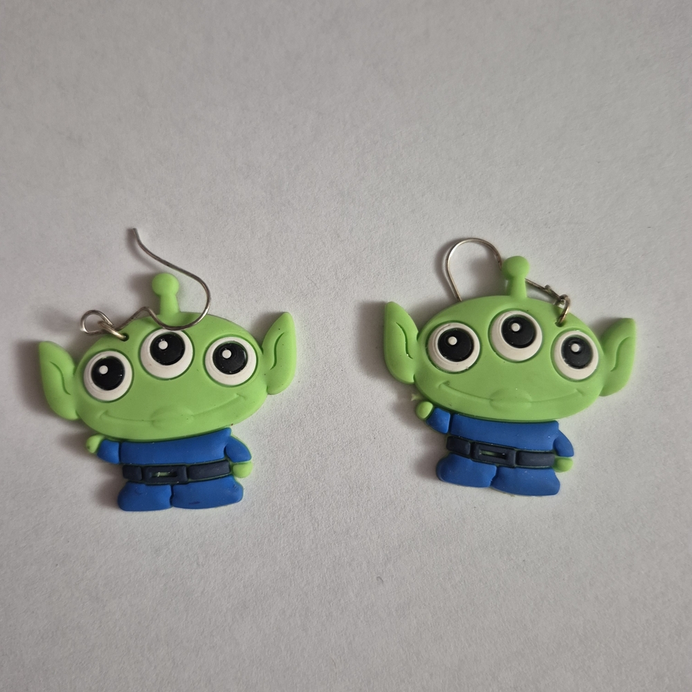 Alien Character Earrings for Kids
